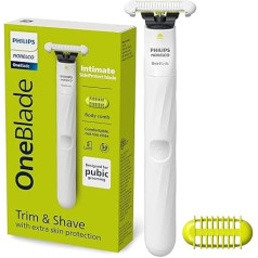 Philips Norelco OneBlade QP1924/70 Unisex Intimate Pubic & Personal Body Groomer & Trimmer