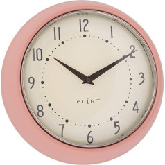 Plint Retro Wall Clock Kitchen Clock Danish Design Wall Clock Rose