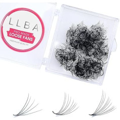 LLBA Promade Fan Handmade Volume Eyelashes Multiple Choice 3D to 16D C CC D DD L M Curl Thickness 0.03~0.1mm 8-20mm Long Life Easy to Use Black