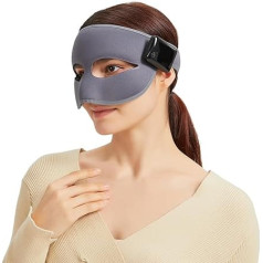 ONTOMYO Heated Mask to Relieve Sinuses, Free Temperature Control, Infrared Heat, 3D Without Pressure on Eyes, Eyes and Nose, Gentle Breathable for People with Eye Fatigue