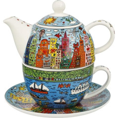 Tea for One Tea Pot James Rizzi My New York City Day - Pop Art