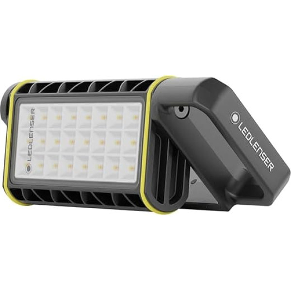 Ledlenser AF4R Work LED Spotlight, Battery Construction Spotlight IP67, Headlight with 2000 Lumens, Work Light with 5 Brightness Levels and 5-Level Adjustable Colour Temperature, Work Lighting