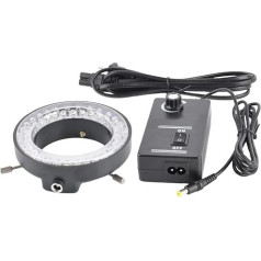 Accessories for Laboratory Microscopes, Adjustable Ring Lamp for Microscopes, 56 LED Light Source, Light Source for Stereo Microscopes, Adjustable LED Ring Light
