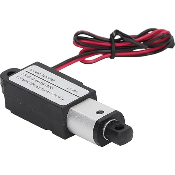 DC 12V Linear Actuator, Electric Micro Linear Actuator 12V Aluminium ABS Limit Switch, Mini Electric Linear Motion Actuator for Lift Automation (10mm)