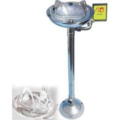 hocvseo Emergency Eye Wash Station, Stainless Steel Safety Eye Wash Units, Multilayer Filtration, Floor Mounted Eye Wash Station, For Factory Laboratory