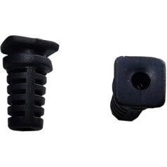 SPORTARC Cable Sleeve Rubber Strain Relief Cable Protector 5mm Black