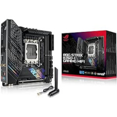 ASUS ROG STRIX B760-I Gaming WiFi Motherboard Socket Intel LGA 1700 (Intel B760, Mini ITX, DDR5 Memory, WiFi 6E, PCIe 5.0, 2x PCIe 4.0 M.2, Aura Sync)