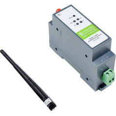 Waveshare RS485 to WiFi/Ethernet,Ethernet to WiFi Converter Module,Rail-Mount RS485 Serial Server, Modbus MQTT Gateway,300~460800 BPS Baudrate,Support TCP/UDP/ARP/ICMP/DHCP/DNS/HTTP/MQTT