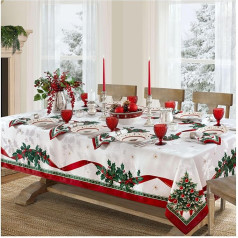 Elrene Home Fashions Villeroy & Boch Toy's Delight 60 x 120-Inch Oblong/Rectangular Fabric Tablecloth, Multi-Colour