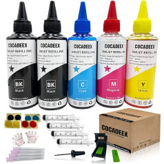 COCADEEX Compatible with HP 305 or 305XL Ink Cartridges Refill for DeskJet 2710 2720 4110 4120 4130 ENVY 6010 6020 6030 Pro 6420 6430 Series Printer