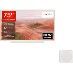 TCL NXTVISION A300 PRO 75 Inch QLED PRO 4K UHD TV, 4K HDR PRO, Matte Screen, Smart Google TV (Dolby Vision IQ & Dolby Audio, 144Hz Motion Clarity Pro)