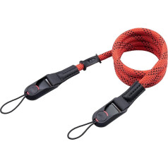 VKO Camera Strap Camera Shoulder Strap with Quick Release System Carry Strap for SLR DSLR Digital or Mirrorless Camera (Red/Black