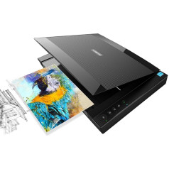 Viisan VF 3240 Flatbed Scanner DIN A3 Max Resolution 2400x2400 DPI Includes ViiScan Software for Image Editing & Text Recognition Compatible with Windows Drivers for Mac Software