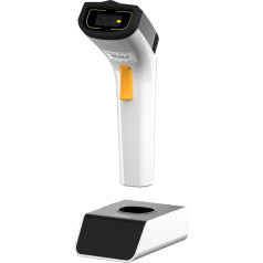 NetumScan Automatic 1D/2D Barcode Scanner - Wireless Bluetooth and Wi-Fi QR Code Reader with TCP/UDP Support for POS Warehouse Management Compatible with Computer, Tablet, iOS and Android