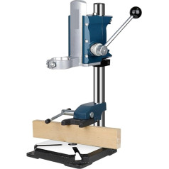 Mini Drill Stand Holder, 90 Degree Rotatable, Table Drill Stand, Fixed Frame, Workbench Clamp for Crafts (Quick Press Plate)
