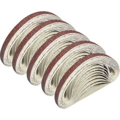Belt Sander Sanding Belts, 50 Pieces 10 x 330mm Sanding Belt 3/8 x 13 Inch Belt Sander Sandpaper Sandpaper Woodworking Tools Accessories for Woodworking (Size : 120 Grit ) (S