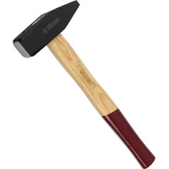 Dönges Engineer's Hammer, DIN 1041, Lacquered Ash Handle, 1000 g Head Weight, Hand Hammer, Engineer's Hammer