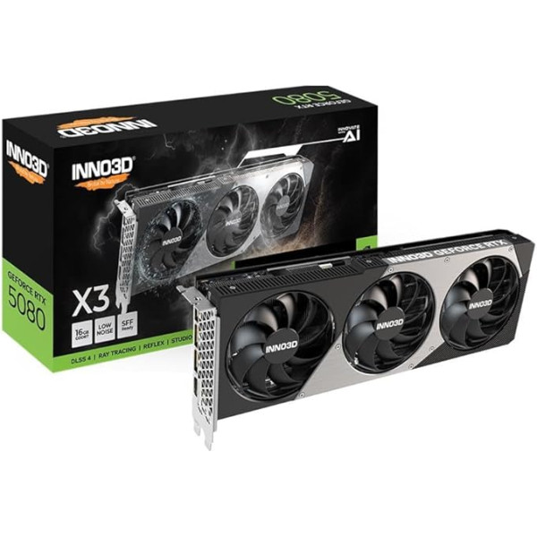Inno3D Nvidia GeForce RTX5080 x3 16GB 256Bit GDDR7 Graphics Card N50803-16D7-176068N