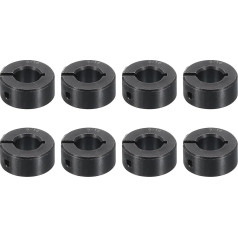 sourcing map 8 Piece Single Split Shank Clamp Collar, 5/16