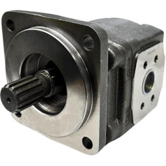 Walvoil 3TPW Hydraulische Gusseisen-Zahnradpumpe, Gruppe 3, 52 CC, im Uhrzeigersinn, SAE J5-1, 39 mm Einlass und 25 mm Auslass, SAEC4F 4 Bolzen, 14T Spline