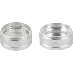 Zubehör für Labormikroskope WD165 WD30 0,5x 2x Binokular-Stereo-Trinokular-Mikroskop Barlow-Objektiv 1-7/8 