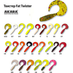 Silikona māneklis AKARA mini SOFTTAIL «Fat Twister ST»