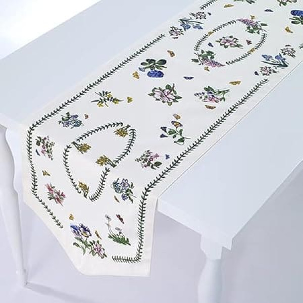 Avanti Linens Kitchen Portmeirion Botanic Garden Harmony Collection, Cotton, Ivory, 72