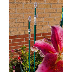 2 Pack Metal Galvanised Indoor Outdoor Garden Clothes Airer Clothes Airer with Butterfly Lock Extendable from 1.5m to 2.2m