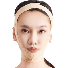 WKZSXXMJ Postoperative Gesichtsbänder Doppelkinnbandage für Frauen Kompressionsbandage für Hals und Kinn Kinnlifting