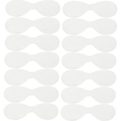 EXQUIMEUBLE 600 Pieces Eye Mask Paper Disposable Eye Care Paper for Moisturising DIY Eye Masks for Spa and Beauty Salon Easy to Use