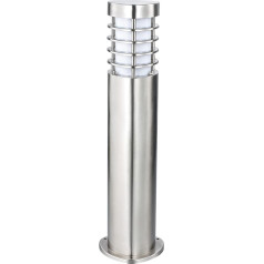 National Lighting Bliss IP44 Brushed Stainless Steel LED Compatible Post Light