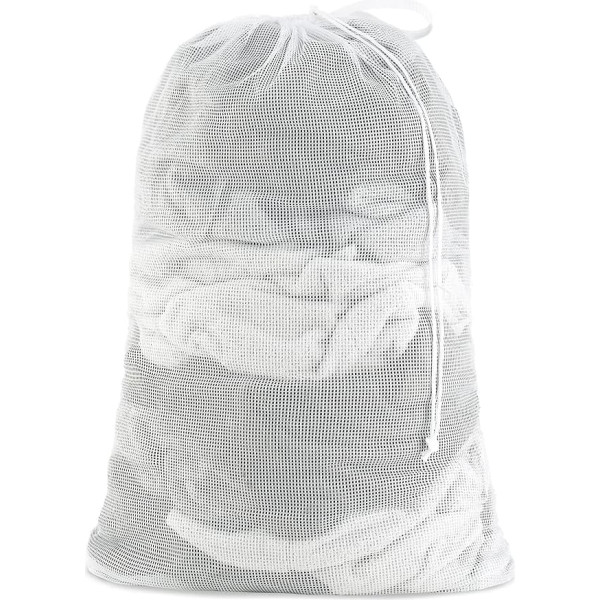 Whitmor 6154-111 Mesh Laundry Bag, White