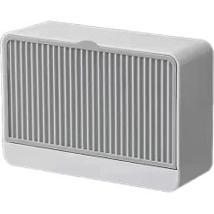 Seifenschale mit Drainage, Wandmontage, Seifenschale zum Aufkleben, Seifenschale mit Deckel, Duschseifenhalter, ideale Seifenschalen für Bad und Dusche