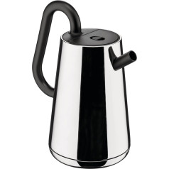 Alessi Toru NE01 B Design Kettle in 18/10 Stainless Steel and Thermoplastic Resin European Socket 2400 W 170 cl Black