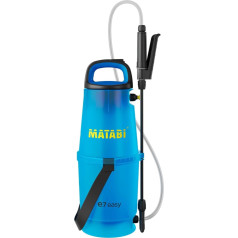 Matabi e7 Easy - Electric Sprayer for Garden and Orchard - Li-Ion USB-C Battery - 20L Autonomy - Safe System - Adjustable Straps - Transparent Tank - Easy to Use - Made in EU