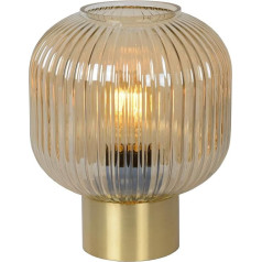 LUCIDE Maloto Table Lamp Diameter 20 cm 1 x E27 Amber