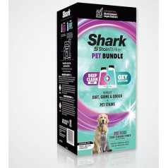 Shark 4970YY200UK StainStriker Formula Bundle 32oz Oxy Multiplier Refill and 16oz Deep Clean Pet Carpet Extractor Solution, 1.42 Litre