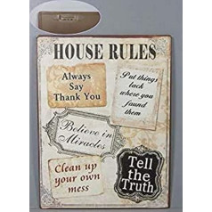 La Finesse Wall Sign, Metal, Lacquered, Medium