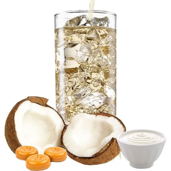 Toffee Coconut Yoghurt Flavour Extremely Rich Drink Powder for Isotonic Sports Drink Energy Drink ISO Drink Electrolyte Drink Wellness Drink (333 g)