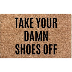 Fußmatte für den Innen- und Außenbereich, mit Aufschrift 