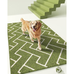 Biscpro Doormat Mat, Dirt Trapper Mat Inside, 80 x 120 cm, Non-Slip Doormats, Washable in Washing Machine, Indoor and Outdoor Door Mat, for Entrance Area, Outdoor, Floor Mats Front Door