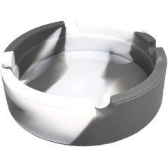 BWD AshTray Round Silicone Cigarette Mold Tobacco Indoor Outdoor Pub Bar