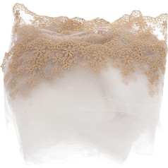 HOMSFOU Lace Trim Yards Wasserlösliche Stickerei Blütenranken für Diy Dekoration Bekleidungszubehör und Bastelprojekte Roségold
