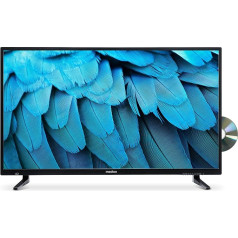 MEDION 100.3 cm (40 Inch) Full HD TV (Integrated DVD Player, Triple Tuner Receiver DVB-T2 DVB-C DVB-S2, 2 x HDMI, USB, Sleeptimer, Media Player, VESA, CI+, MD 840001)