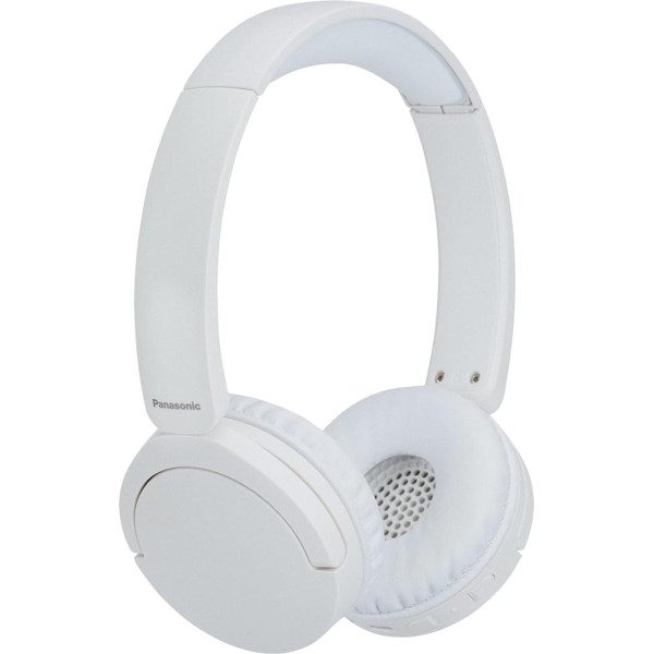 Panasonic HF630B Wireless Street Headphones, On-Ear, Built-in Microphone, Bluetooth 5.3, Multipoint, Swivel Design, Up to 72 Hours Playback, USB-C, White
