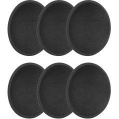 sourcing map Speaker Dust Caps, 54mm Outer Diameter Dome Paper Cap, Subwoofer Coil Cover Caps for Speaker Decoration, Accessories, Repair, Pack of 6