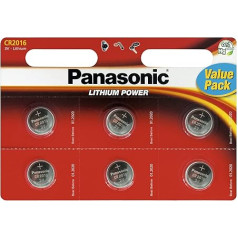 Panasonic Battery Lithium Button Cell CR-2016EL/6B