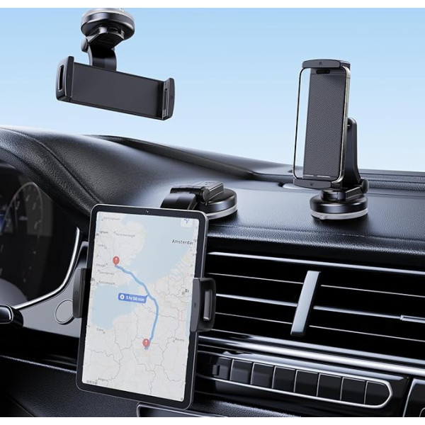 NIFBANG Z Fold 7 6 5 Mobile Phone Holder Car Suction Cup 360 Degree Rotatable Car Holder Dashboard Adhesive Mobile Phone Holder Car iPad Mini Phone Car Mount for Samsung S25 24 Z Fold 4 iPhone 16