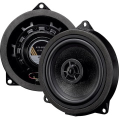 AXTON ATS-B100X - 2 Way 10cm Coaxial System Car Speakers Compatible with BMW and Mini Vehicles, Tailored Sound System for Doors and Side Panels, 60W RMS, 1 Pair