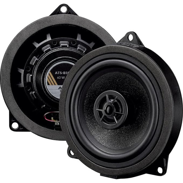 AXTON ATS-B100X - 2 Way 10cm Coaxial System Car Speakers Compatible with BMW and Mini Vehicles, Tailored Sound System for Doors and Side Panels, 60W RMS, 1 Pair